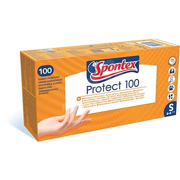 SPONTEX GUANTI VINILE PROTECT X100 S