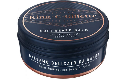 GILLETTE KING C BALSAMO DELICATO DA BARBA 100ML BURRO DI CACAO