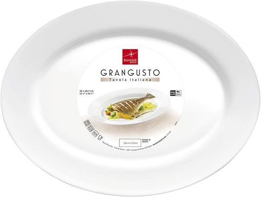 BORMIOLI GRANGUSTO PIATTO PESCE CM.35X26,7