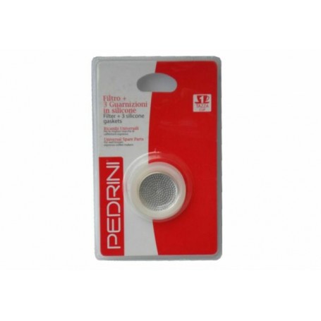 PEDRINI RICAMBIO CAFFETTIERA FILTRO + 3 GUARNIZIONI 1 TAZZA 9081
