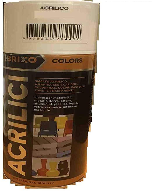 BRIXO SMALTO SPRAY NERO OPACO RAL 104 400ML