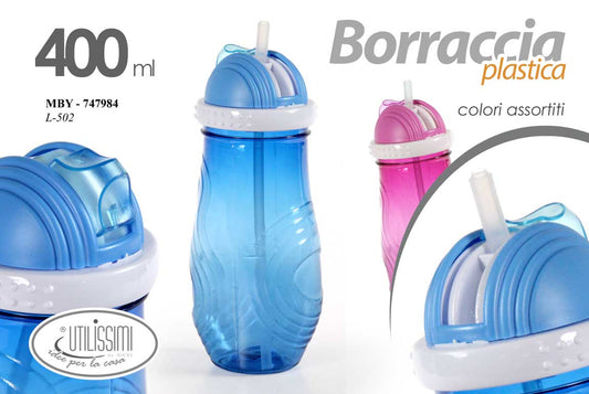 GICOS BORRACCIA PLASTICA 400ML COLORI ASSORTITI