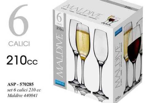 GICOS CALICI FLUTE MALDIVE 210CC