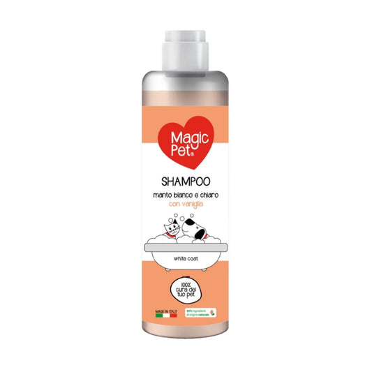 MAGIC PET SHAMPOO CANI E GATTI 250ML MANTO BIANCO E CHIARO VANIGLIA