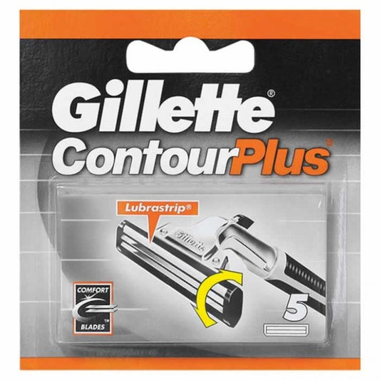 GILLETTE CONTOUR PLUS RICARICHE X5