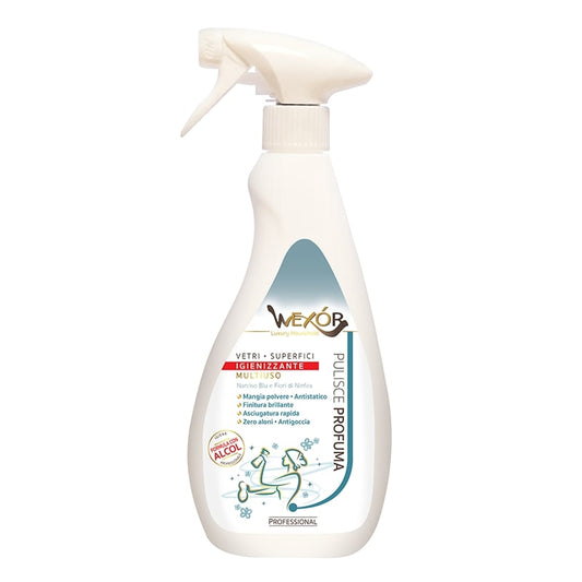WEXOR VETRI-SUPERFICI IGIENIZZANTE MULTIUSO PULISCE PROFUMA SPRAY 750ML