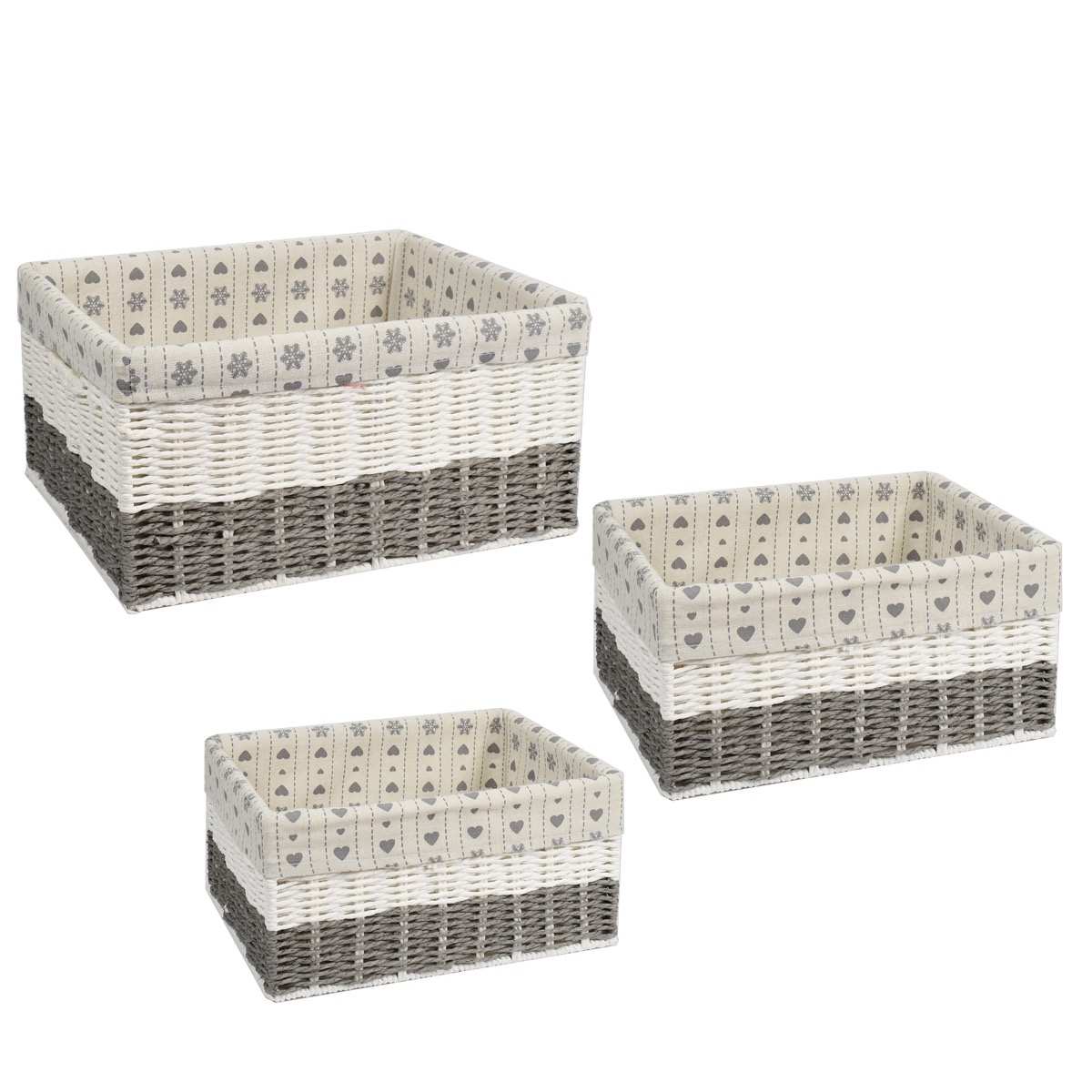 KASAVIVA GREY CESTO M CM.30X23X14