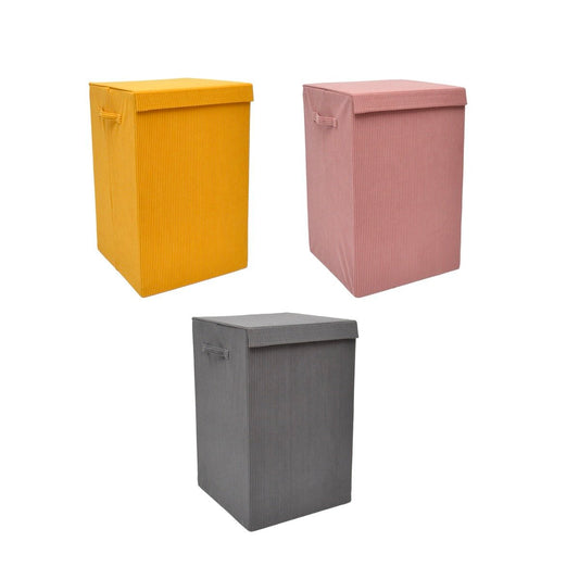 KASAVIVA BLUSH CESTO PORTABIANCHERIA CM.35X35X55H
