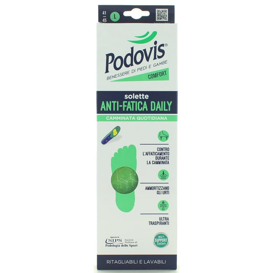 PODOVIS PIEDI E GAMBE SOLETTE ANTI-FATICA DAILY SIZE L 41-45