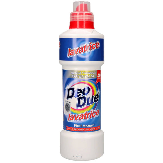 DEO DUE LAVATRICE LIQUIDO 1L 40 LAVAGGI FIORI AZZURRI