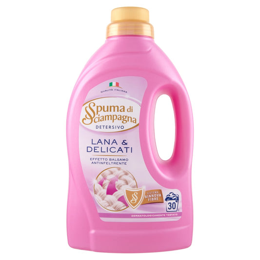 SPUMA DI SCIAMPAGNA DETERSIVO 1,35L 30LAV. LANA & DELICATI
