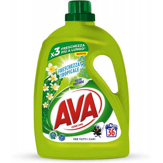 AVA LAVATRICE LIQUIDO 1,8L 36LAV. FRESCHEZZA TROPICALE