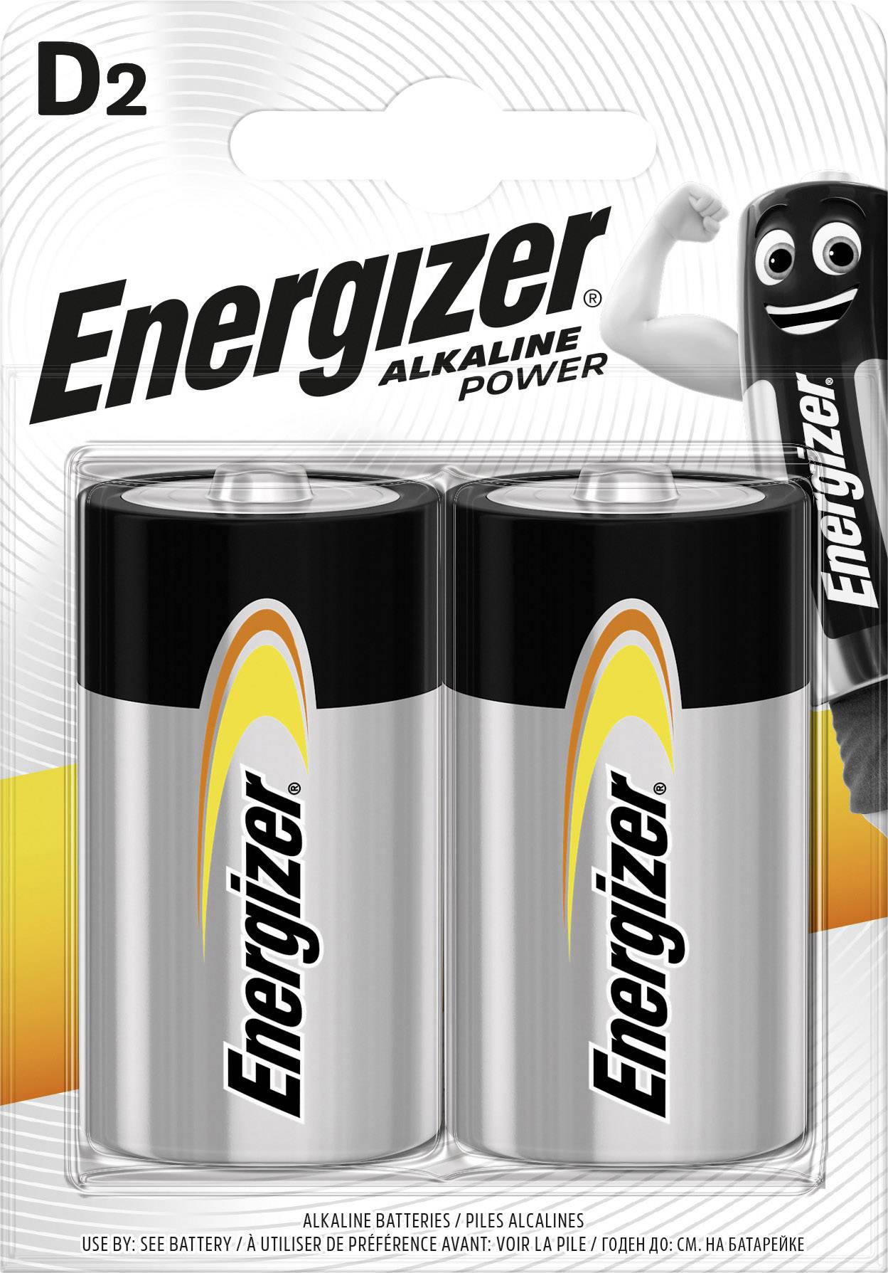 ENERGIZER ALKALINE POWER D TORCIA 2PZ