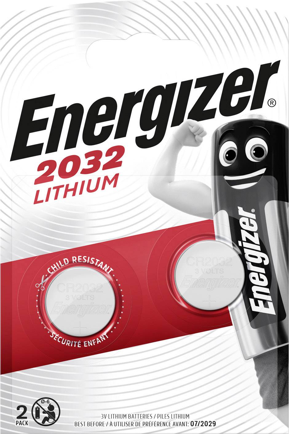 ENERGIZER LITHIUM CR2032 3V 2PZ