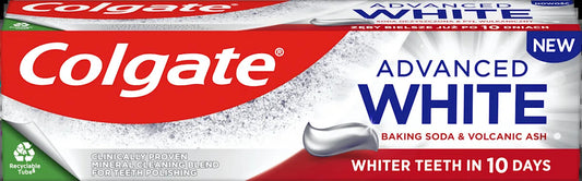 COLGATE DENTIFRICIO 75ML ADVANCED WHITE BAKING SODA E VOLCANIC ASH