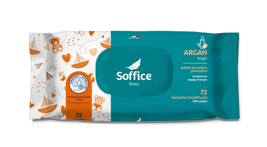 SOFFICE BABY SALVIETTE UMIDIFICATE POP-UP 72PZ ARGAN