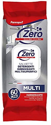 EUDOREX PANNOPELL ZERO SALVIETTE DETERGENTI IGIENIZZANTI MULTISUPERFICI 60PZ