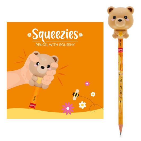 LEGAMI MILANO SQUEEZIES MATITA CON ANTISTRESS TEDDY BEAR