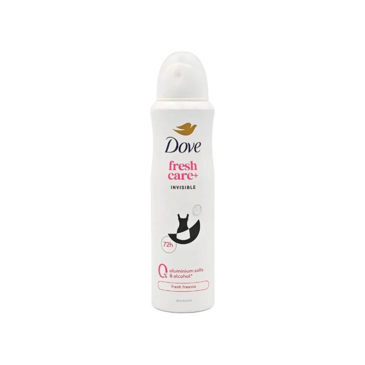 DOVE DEO SPRAY 150ML FRESH CARE+ INVISIBLE FRESH FRESIA 0% 72H