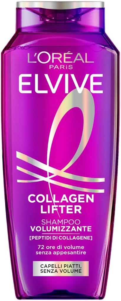 L'OREAL ELVIVE SHAMPOO 400ML COLLAGENE LIFTER VOLUMIZZANTE CAPELLI PIATTI SENZA VOLUME