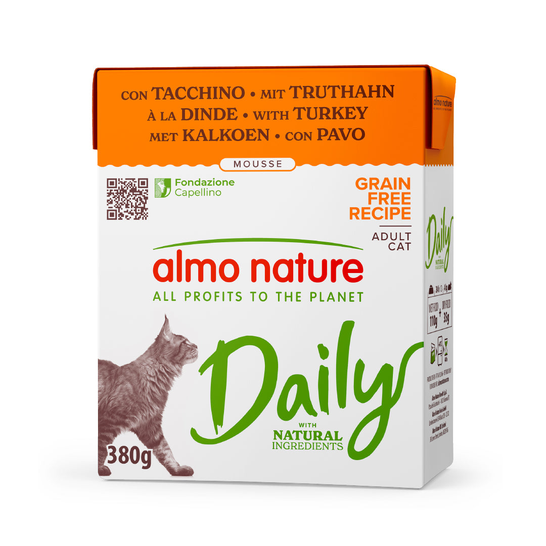 ALMO NATURE DAILY GATTO MOUSSE 380G TACCHINO