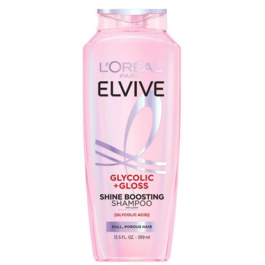 L'OREAL ELVIVE SHAMPOO 400ML GLYCOLIC + GLOSS SHINE BOOSTING