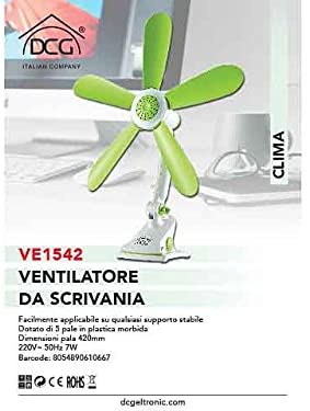 DCG VENTILATORE DA SCRIVANIA VE1542