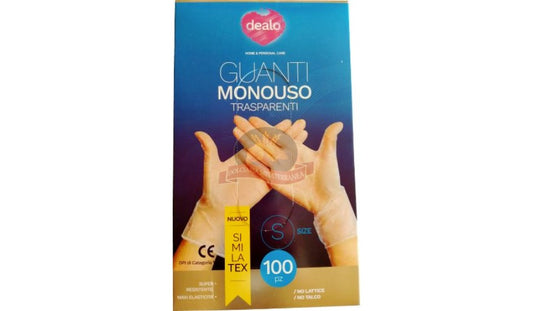 DEALO GUANTI SIMILATEX BLU S 100PZ