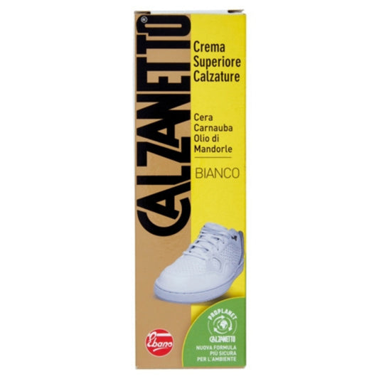 EBANO CALZANETTO CREMA SUPERIORE PER CALZATURE 50ML BIANCO