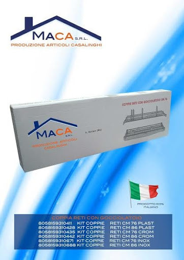 MACA KIT COPPIA RETI PENSILI CM.86 CON GOCCIOLATOIO