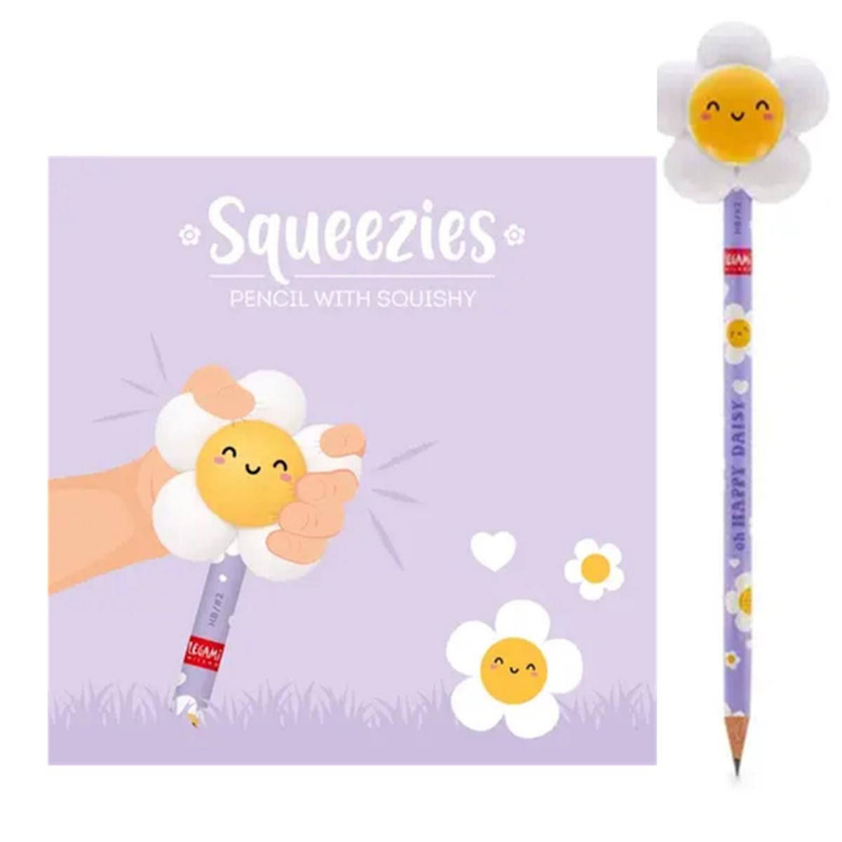 LEGAMI MILANO SQUEEZIES MATITA CON ANTISTRESS DAISY
