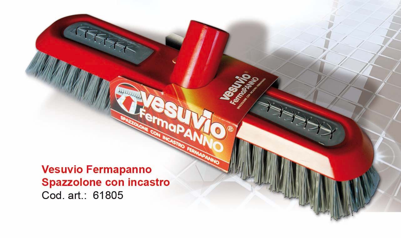 VESUVIO FERMAPANNO SPAZZOLONE CON INCASTRO FERMAPANNO ART.61805