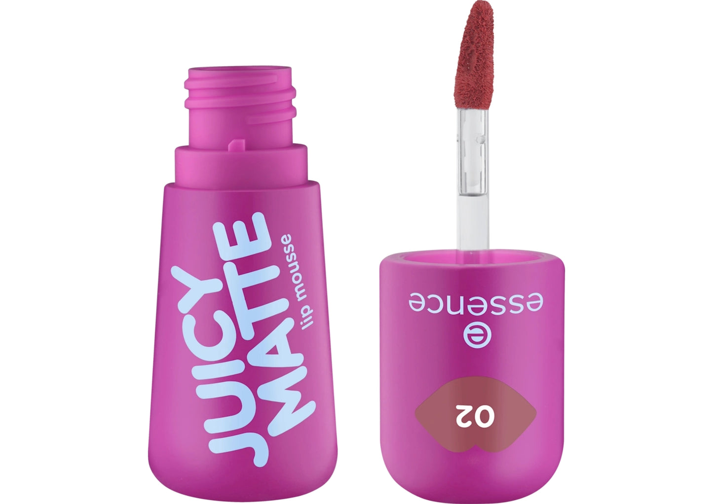 ESSENCE JUICY MATTE ROSSETTO MOUSSE 02 FEATHERLIGHT PINK