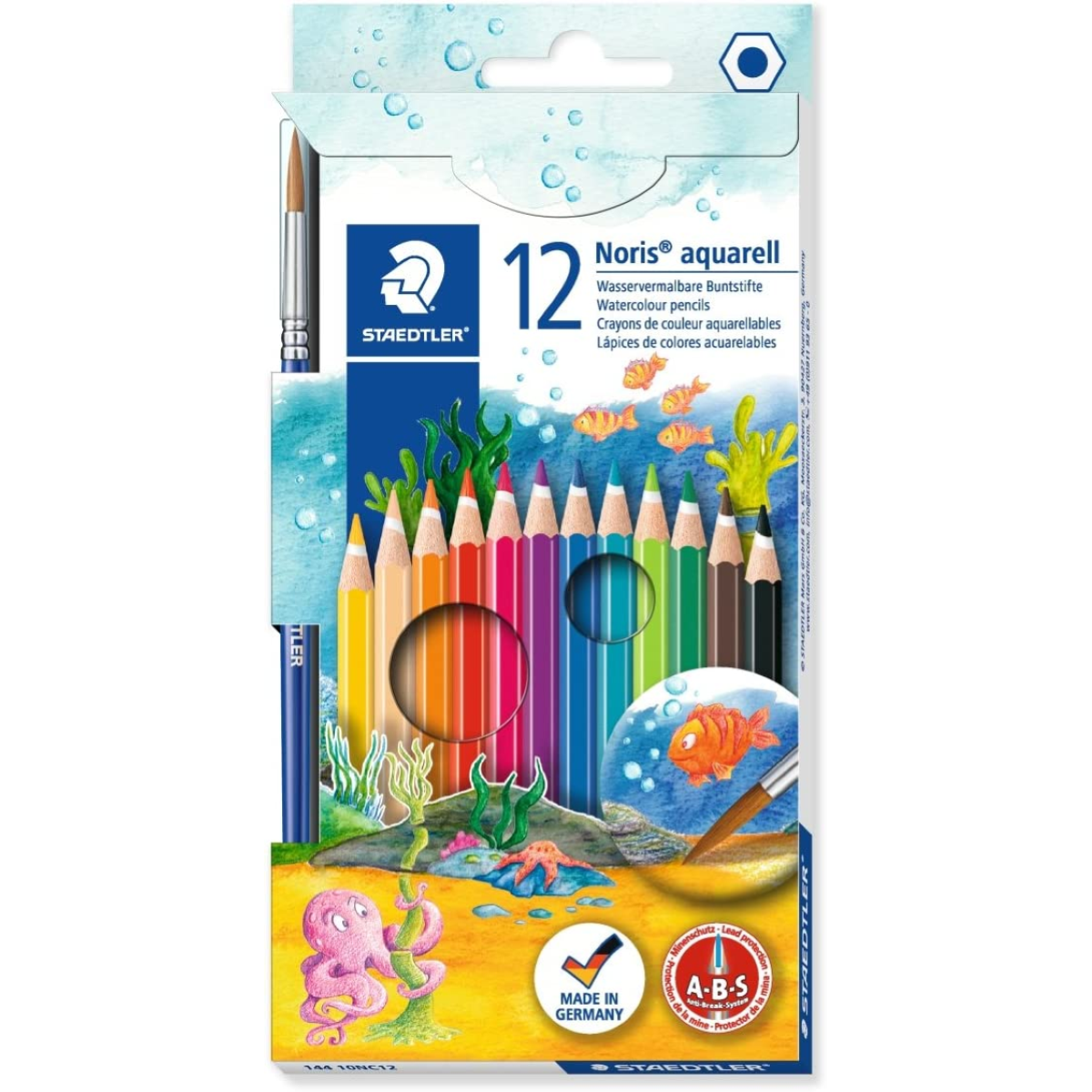 STAEDTLER PASTELLI 12 NORIS AQUARELL A-B-S