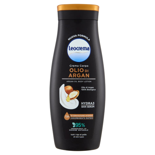 LEOCREMA CREMA CORPO FLUIDA 400ML OLIO DI ARGAN