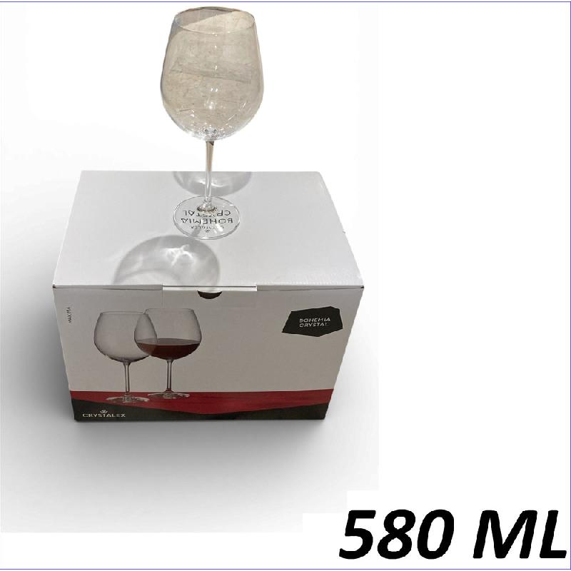 LETIZIA MAXIMA BOHEMIA CALICE 450ML 6PZ