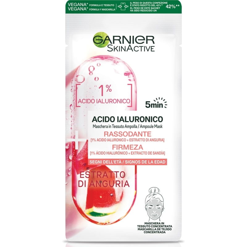 GARNIER SKIN ACTIVE MASCHERA IN TESSUTO AMPOLLA RASSODANTE 15G