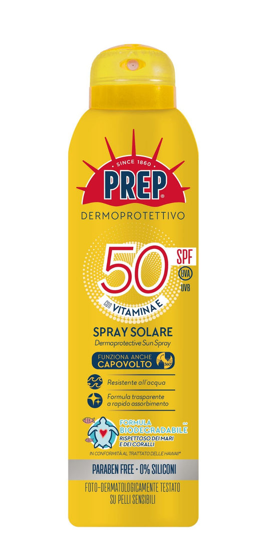 PREP SPRAY SOLARE 50 SPF 150ML CON VITAMINA E