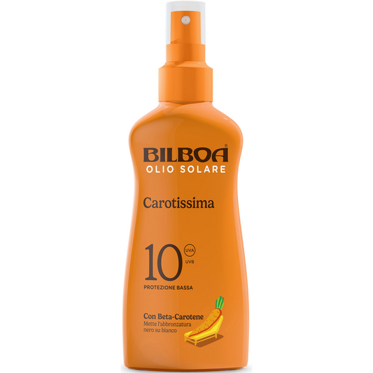BILBOA CAROTISSIMA OLIO SOLARE SPRAY 200ML SPF 10 CON BETA-CAROTENE