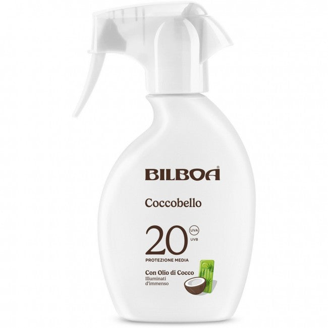 BILBOA COCCOBELLO TRIGGER 250ML SPF 20 CON OLIO DI COCCO