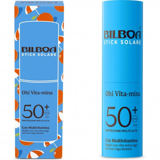 BILBOA OHI VITA-MINA STICK SOLARE 10ML SPF 50+ CON MULTIVITAMINA