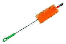 BRONZO LAVABOTTIGLIE CON CIUFFO SETOLE PVC