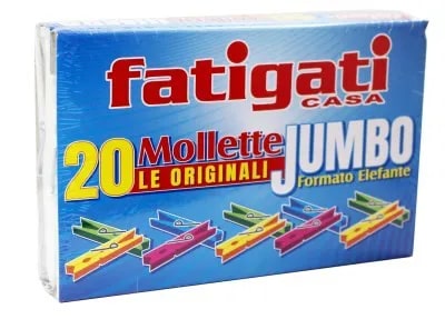 FATIGATI CASA MOLLETTE LE ORIGINALI JUMBO FORMATO ELEFANTE 20PZ