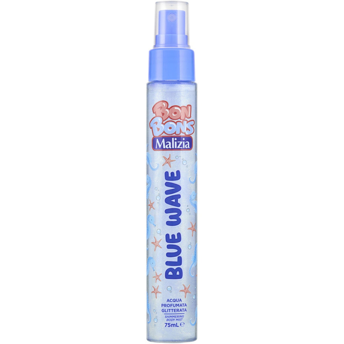 MALIZIA BON BONS ACQUA PROFUMATA GLITTERATA 75ML BLUE WAVE