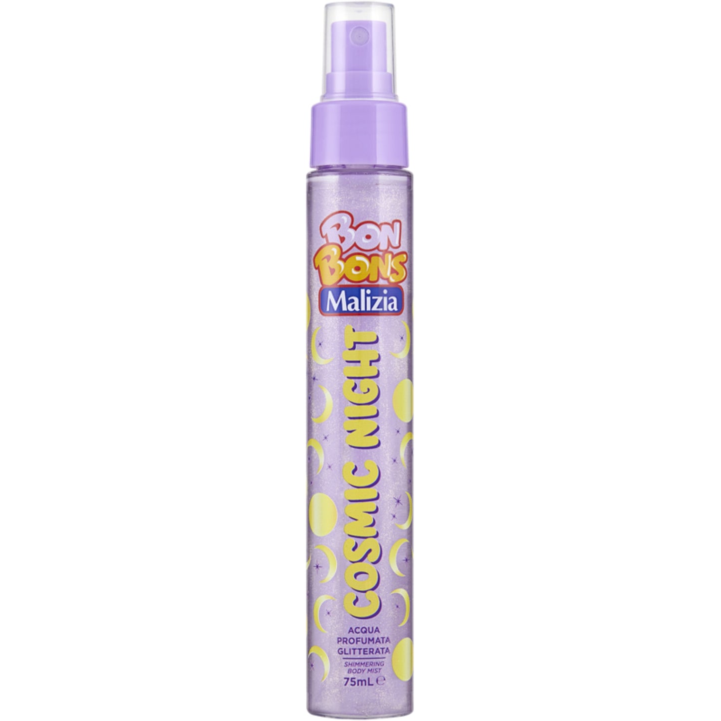 MALIZIA BON BONS ACQUA PROFUMATA GLITTERATA 75ML COSMIC NIGHT