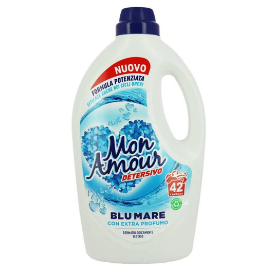 MON AMOUR LAVATRICE LIQUIDO 1,680L 42LAV. BLU MARE CON ESTRA PROFUMO