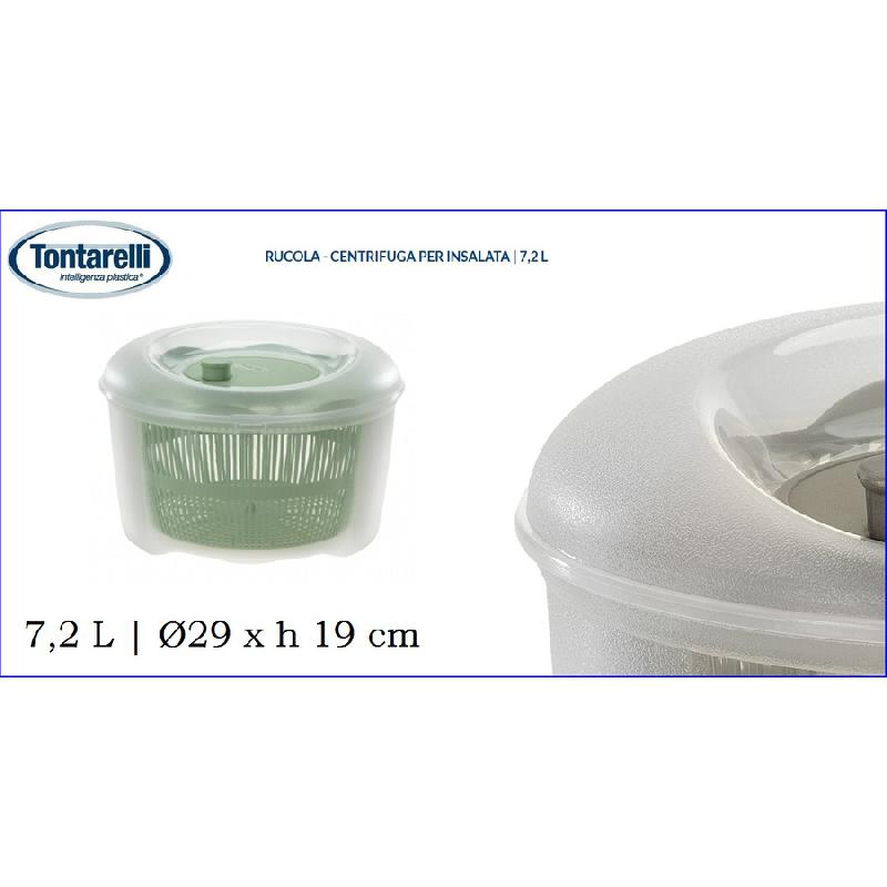 TONTARELLI RUCOLA CENTRIFUGA PER INSALATA 7,2L CM.29X19H