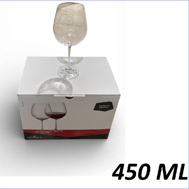 LETIZIA MAXIMA BOHEMIA CALICE 450ML 6PZ