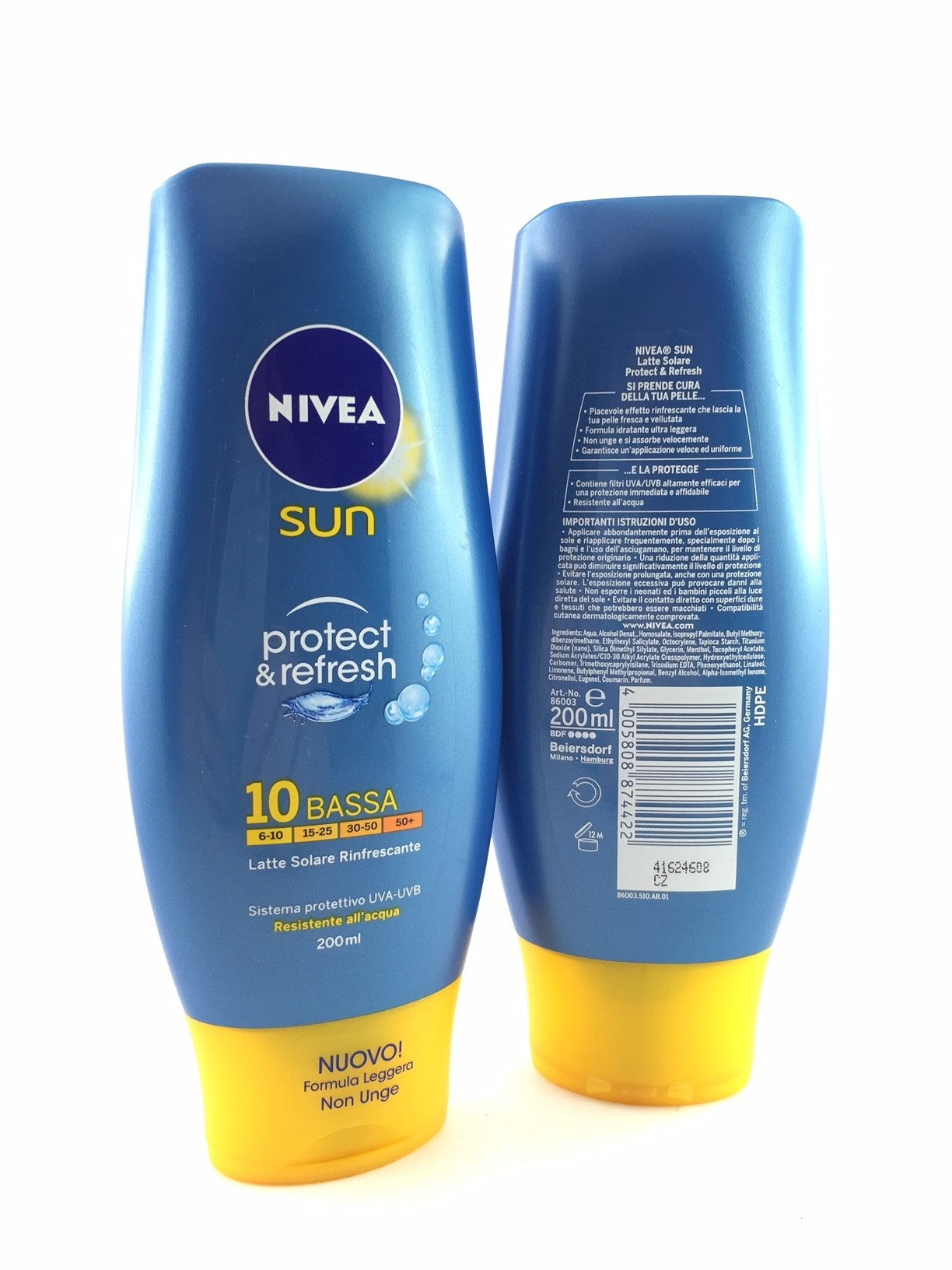 NIVEA SUN PROTECT & REFRESH LATTE SOLARE 200ML SPF 10