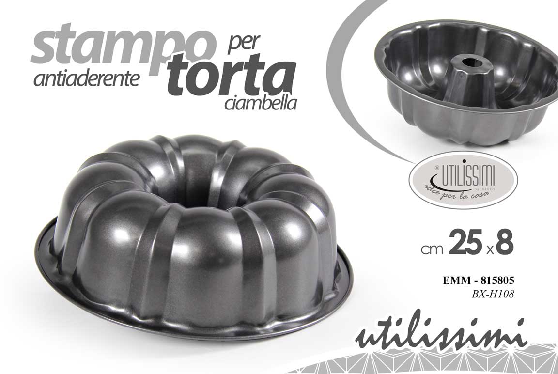 GICOS STAMPO PER TORTA CIAMBELLA CM.25X8